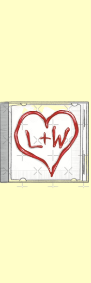 L + W — handmade bookmark